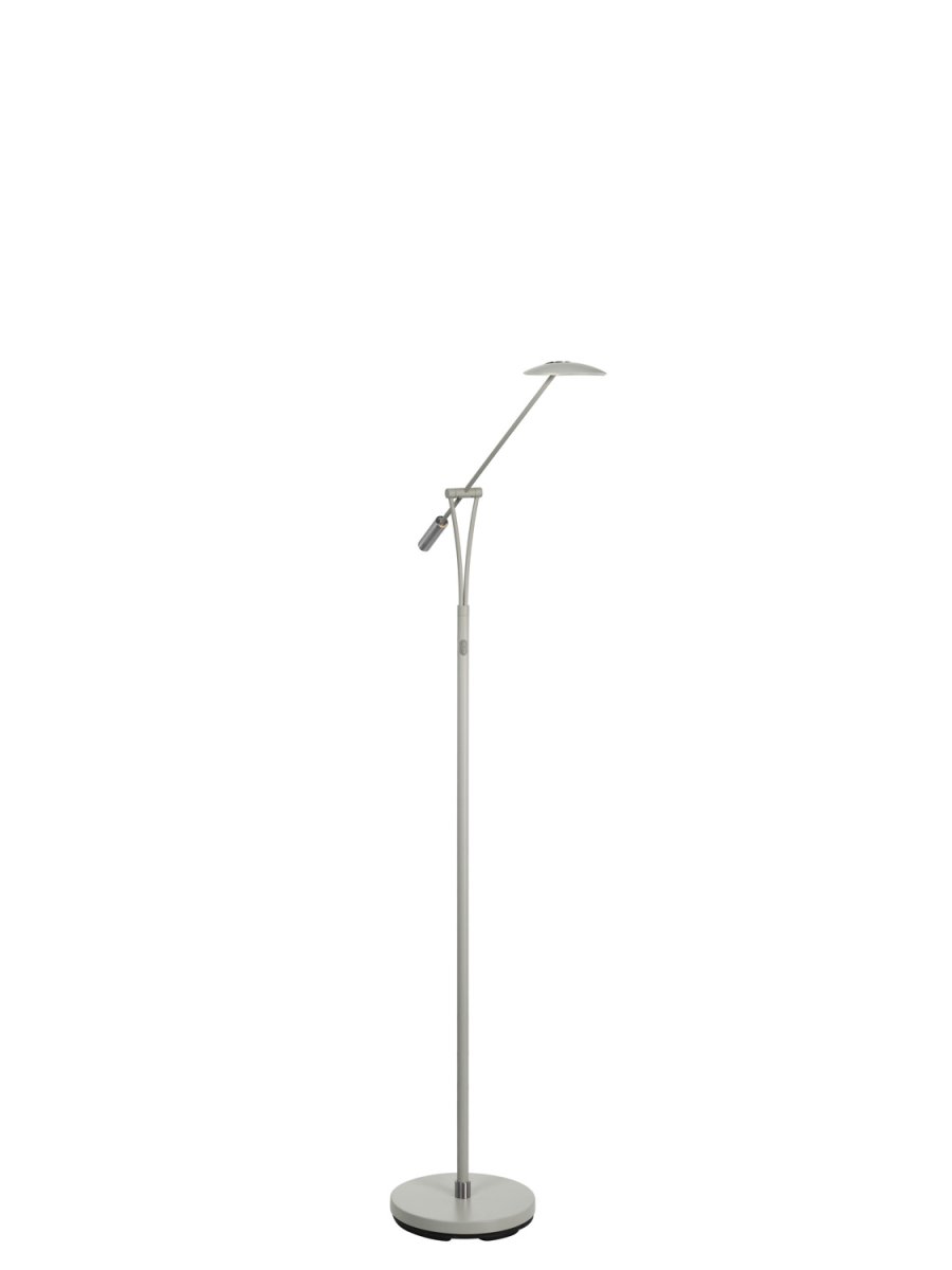 Recco Sand stehlampe Von Texa Design - Über den Dimmer können Sie Helligkeit und Farbtemperatur von warmweiß (2700 K) bis kaltweiß (4000 K) anpassen.