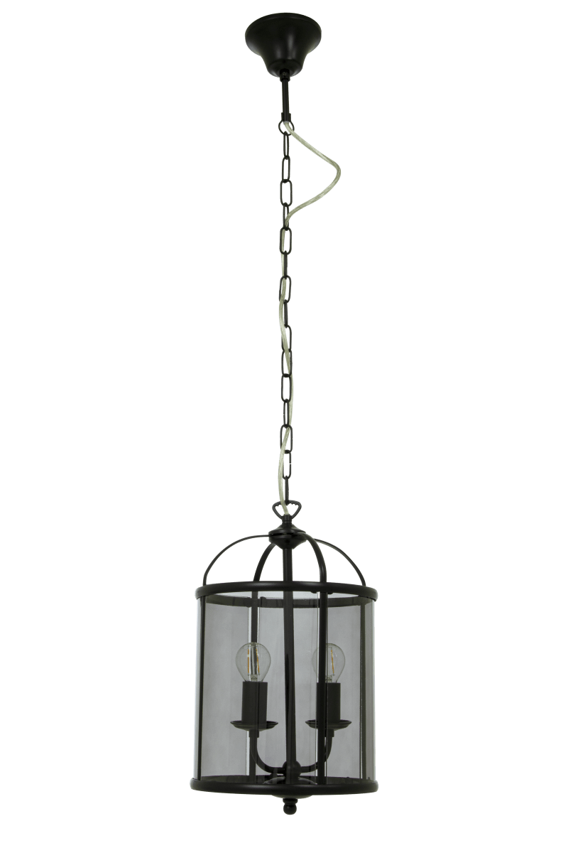 Budgie Ø23 Schwarz hängelampe Von Aneta Lighting - Die Leuchte ist höhenverstellbar, mit einer minimalen Gesamthöhe von 55 cm und einer maximalen von 150 cm.