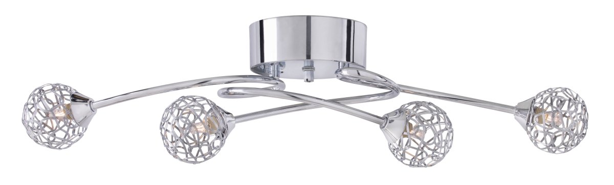 Superb Ø70 Chrom deckenleuchte Von Cottex - Die Superb Metal-Deckenlampe ist eine elegante und moderne Deckenlampe, die Stil und Funktion vereint.