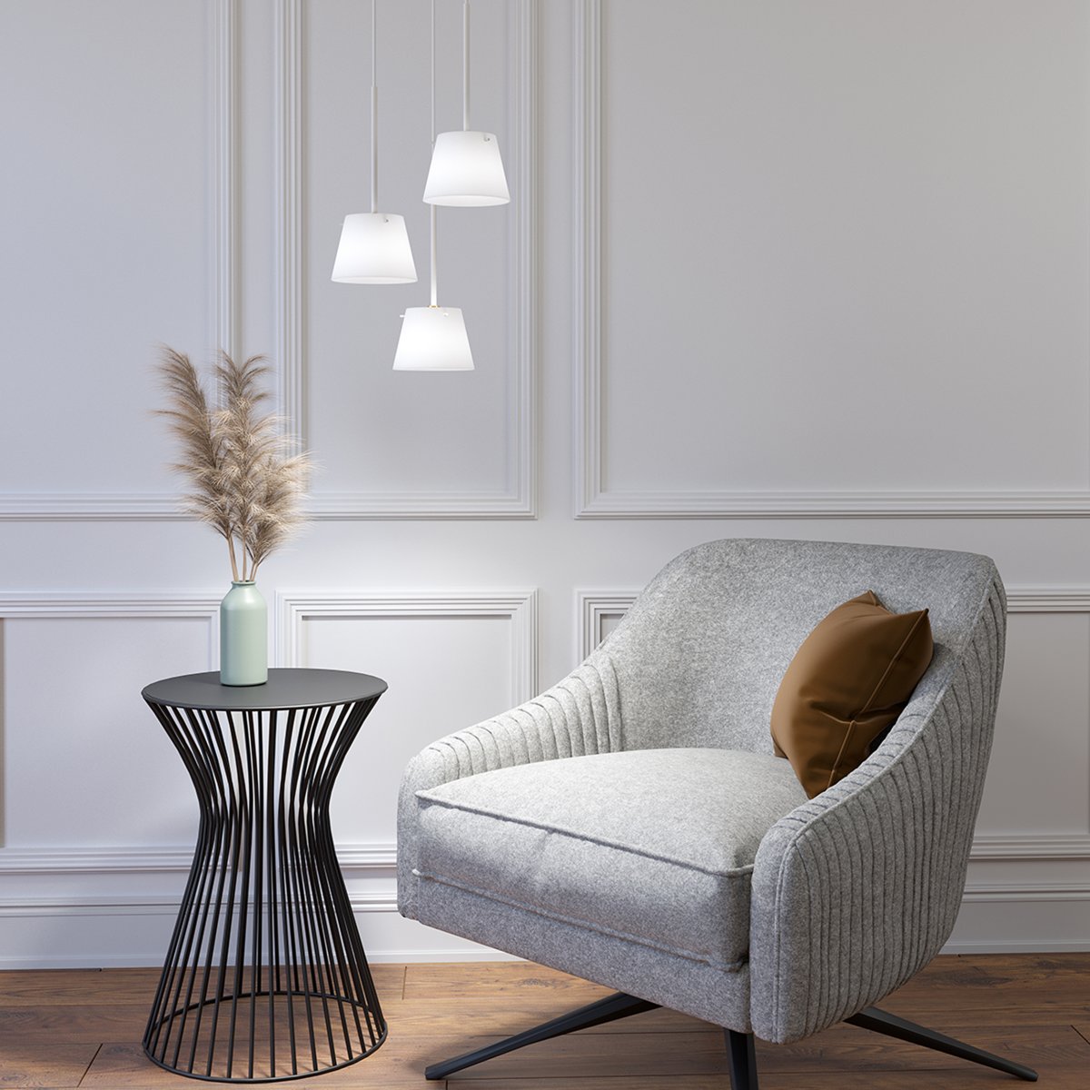 Gil il Grande Ø13 Weiß fensterlampe Von Herstal - Mit ihrem klassischen Design und dem sanften Licht verleiht sie Ihrem Interieur Eleganz und Stil.
