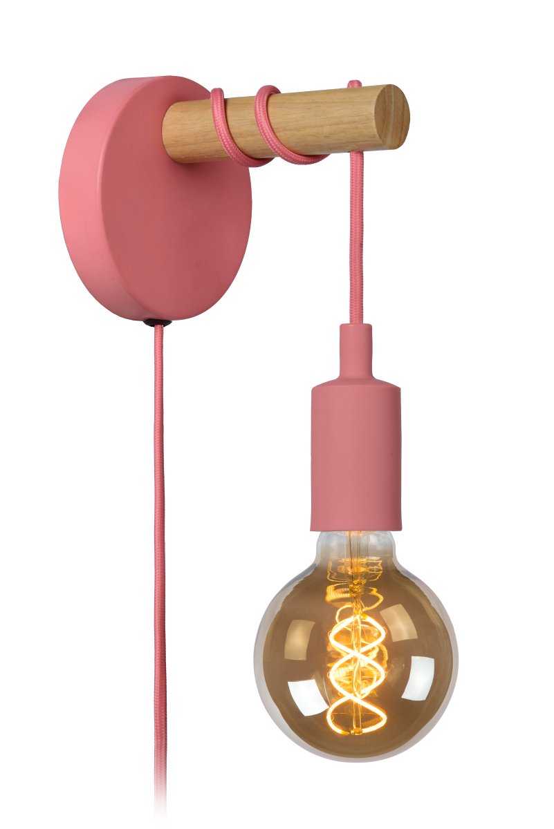 Pola Rosa kinderlampe Von Lucide - Sie eignet sich gleicherma&szlig;en als Nachtlicht f&uuml;r die Kleinsten, als Leselampe oder als verspieltes Deko-Element f&uuml;r &auml;ltere Kinder.