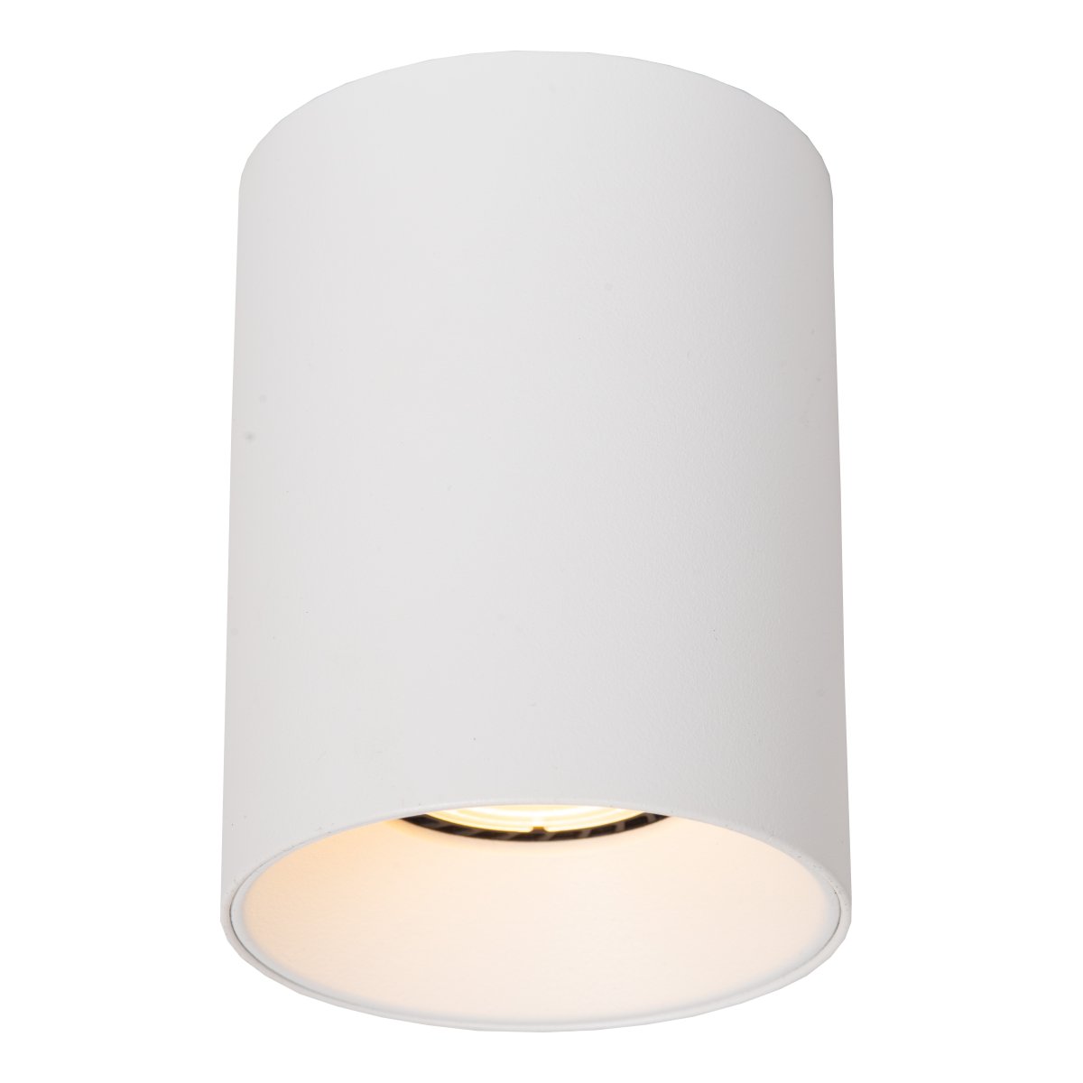 Gerti Weiß spotlight Von Lucide - Gerti ist ein stilvoller, wei&szlig;er Metallstrahler, der Ihrem Zuhause ein modernes und elegantes Flair verleiht.