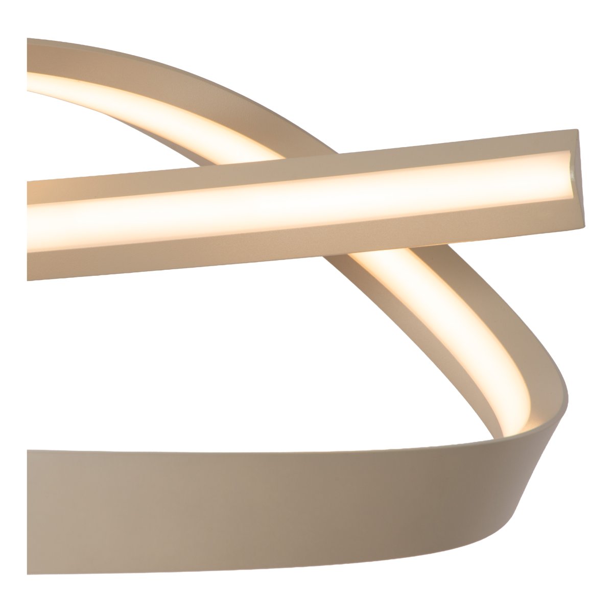 Menuet 110cm Beige hängelampe Von Lucide - Die integrierte LED-Beleuchtung sorgt f&uuml;r ein helles und angenehmes Licht, das sich ideal &uuml;ber dem Esstisch oder in der K&uuml;che einf&uuml;gt.