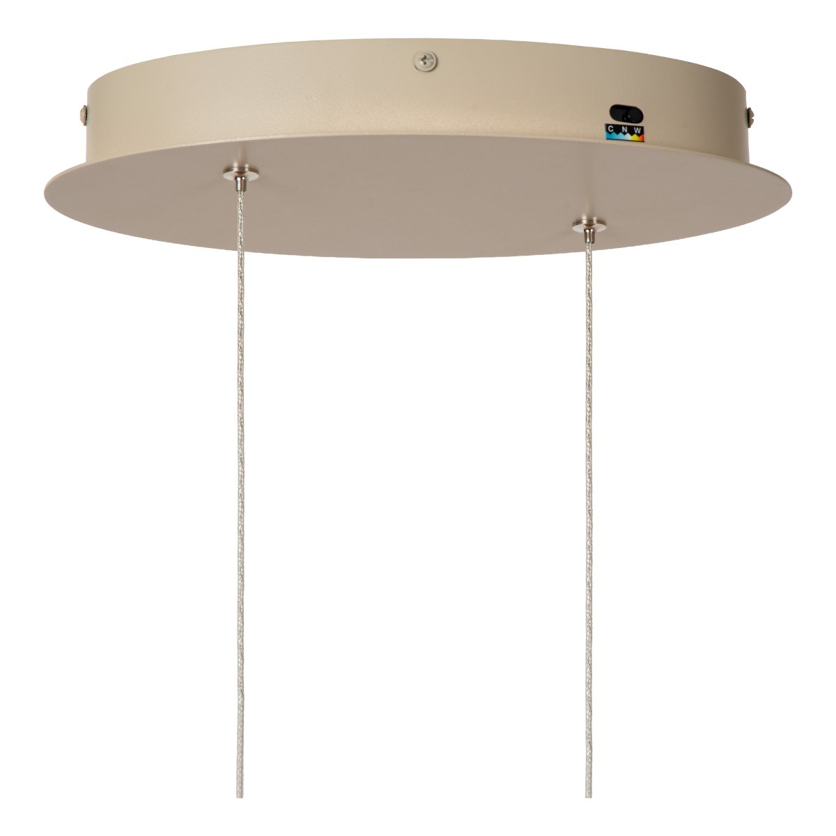 Menuet 110cm Beige hängelampe Von Lucide - Die integrierte LED-Beleuchtung sorgt f&uuml;r ein helles und angenehmes Licht, das sich ideal &uuml;ber dem Esstisch oder in der K&uuml;che einf&uuml;gt.