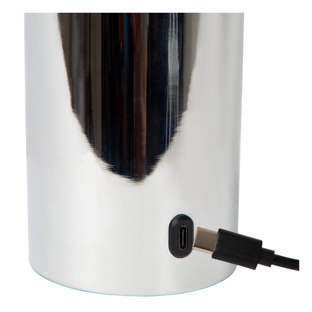 Vivo 23cm Chrom tragbare Von Lucide - Die Tischleuchte Vivo ist eine tragbare und elegante Lampe, die sich perfekt f&uuml;r eine gem&uuml;tliche Stimmungsbeleuchtung eignet.