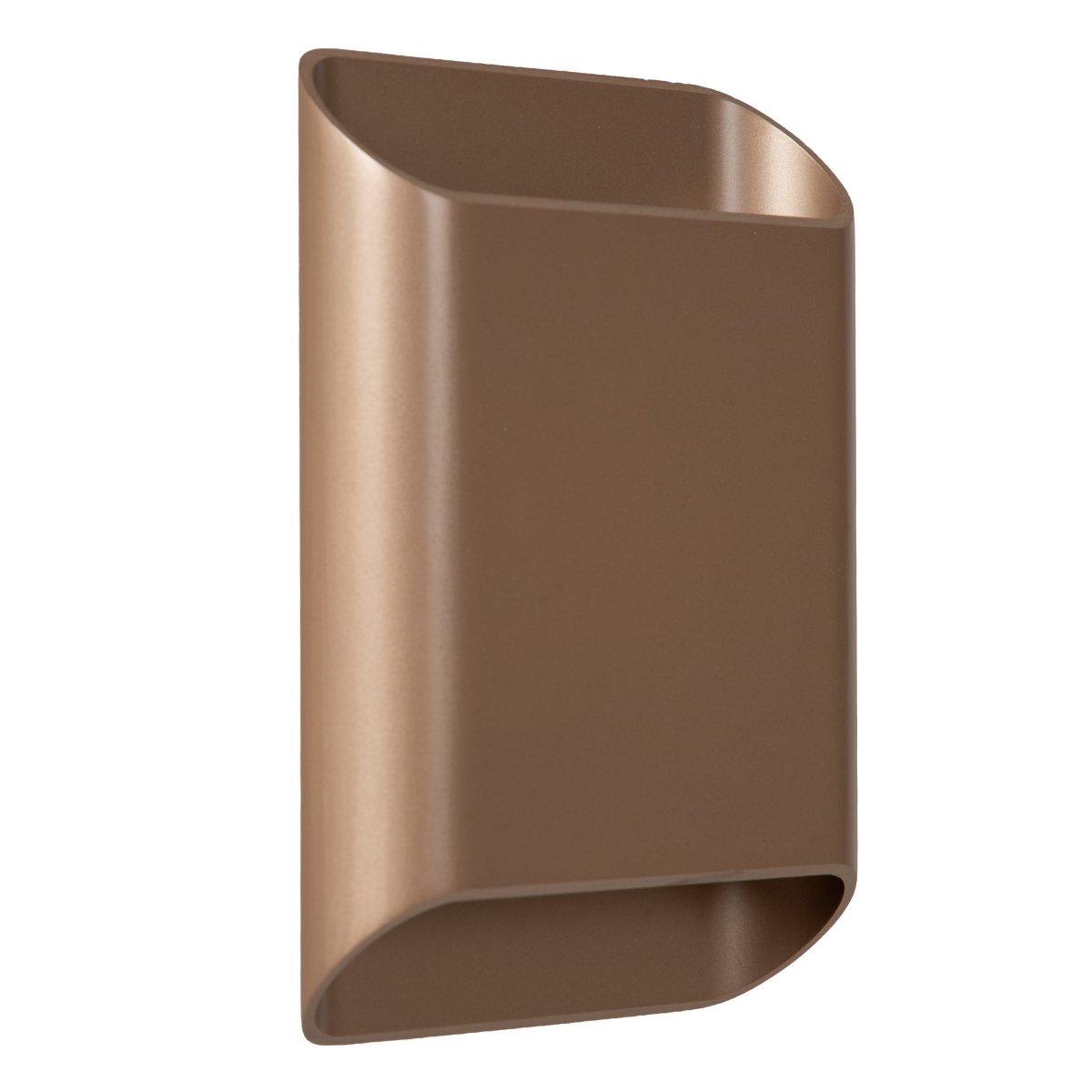 Atila II Braun badezimmerlampe Von Lucide - Atila ist eine stilvolle Badezimmerwandleuchte aus Aluminium in brauner Metallic-Optik, die Ihrem Badezimmer ein elegantes und modernes Flair verleiht.