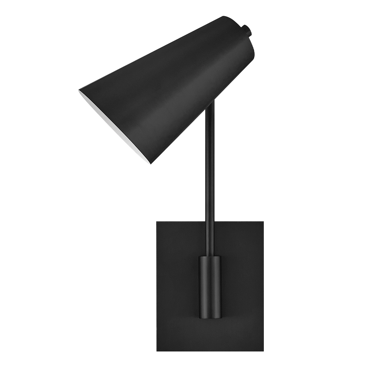Bray 42cm Schwarz leselampe Von Elstead Lighting - Bray ist eine praktische Wandleuchte in minimalistischem Design in Schwarz.
