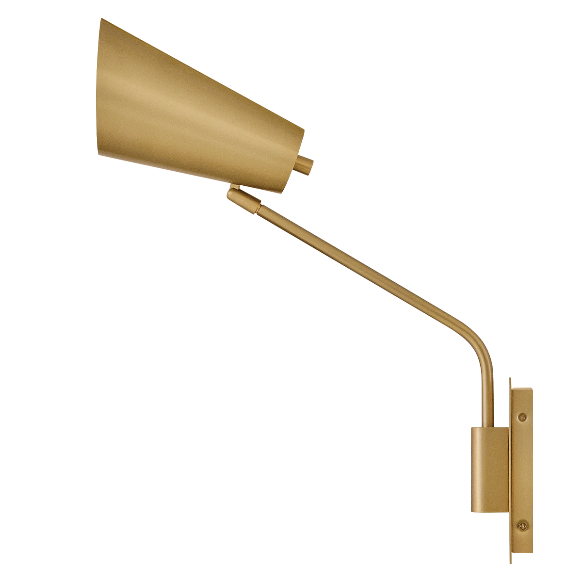 Bray 42cm Messing leselampe Von Elstead Lighting - Bray ist eine praktische Wandleuchte im minimalistischen Design mit lackierter Messingoberfl&auml;che.