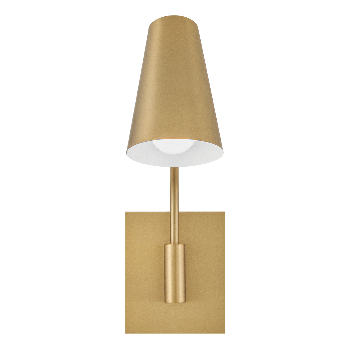 Bray 42cm Messing leselampe Von Elstead Lighting - Bray ist eine praktische Wandleuchte im minimalistischen Design mit lackierter Messingoberfl&auml;che.