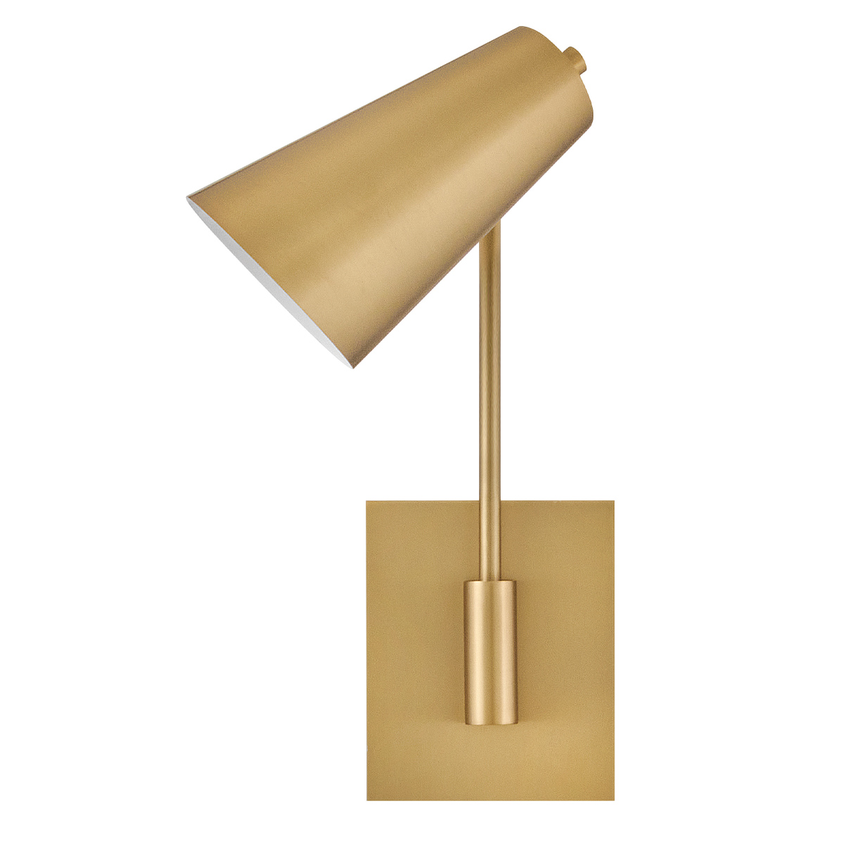 Bray 42cm Messing leselampe Von Elstead Lighting - Bray ist eine praktische Wandleuchte im minimalistischen Design mit lackierter Messingoberfl&auml;che.