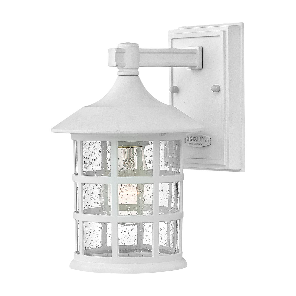 Freeport 24cm Weiß außenlampe Von Elstead Lighting - Es besteht aus wetterbeständigem Verbundwerkstoff und Glas und bietet eine robuste und langlebige Konstruktion, die harten Außenbedingungen standhält, ohne zu rosten oder zu korrodieren.
