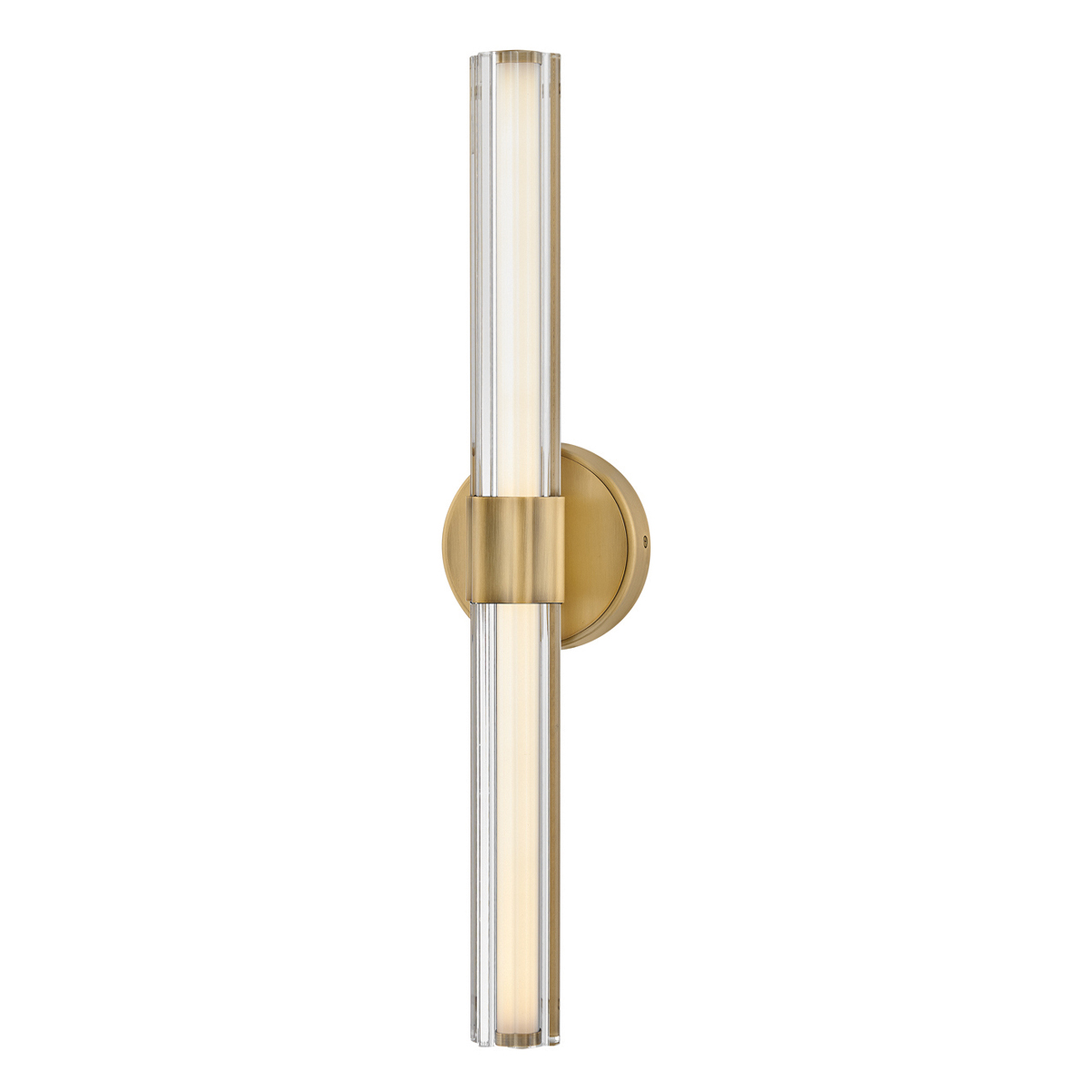 Georgette 60cm Messing badezimmerlampe Von Elstead Lighting - Georgette ist eine elegante Badezimmerwandleuchte mit dekorativem und symmetrischem Design.