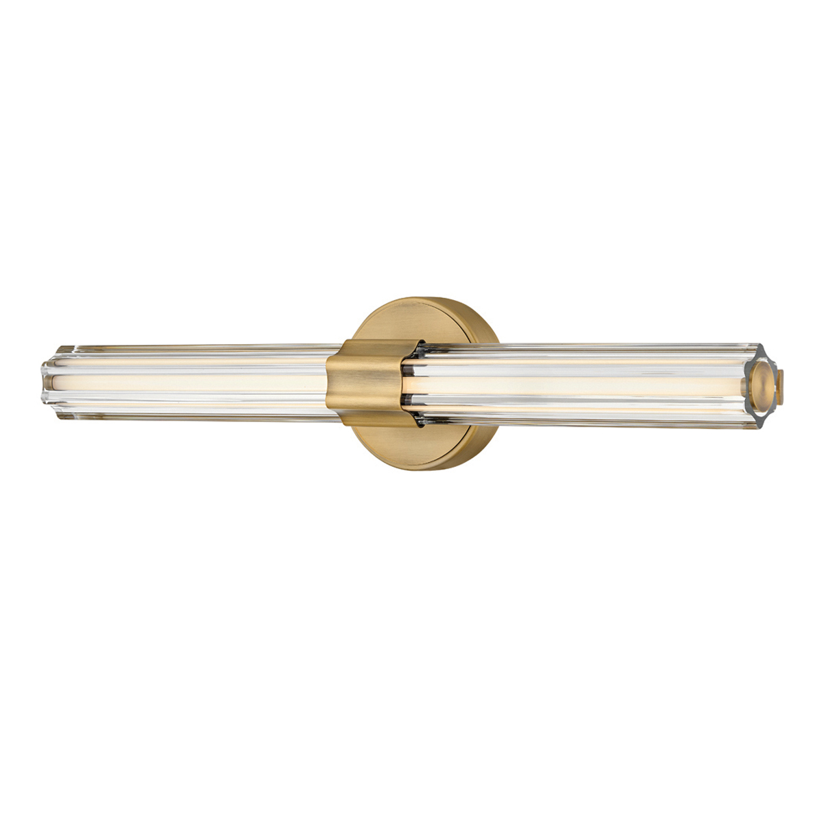 Georgette 60cm Messing badezimmerlampe Von Elstead Lighting - Georgette ist eine elegante Badezimmerwandleuchte mit dekorativem und symmetrischem Design.