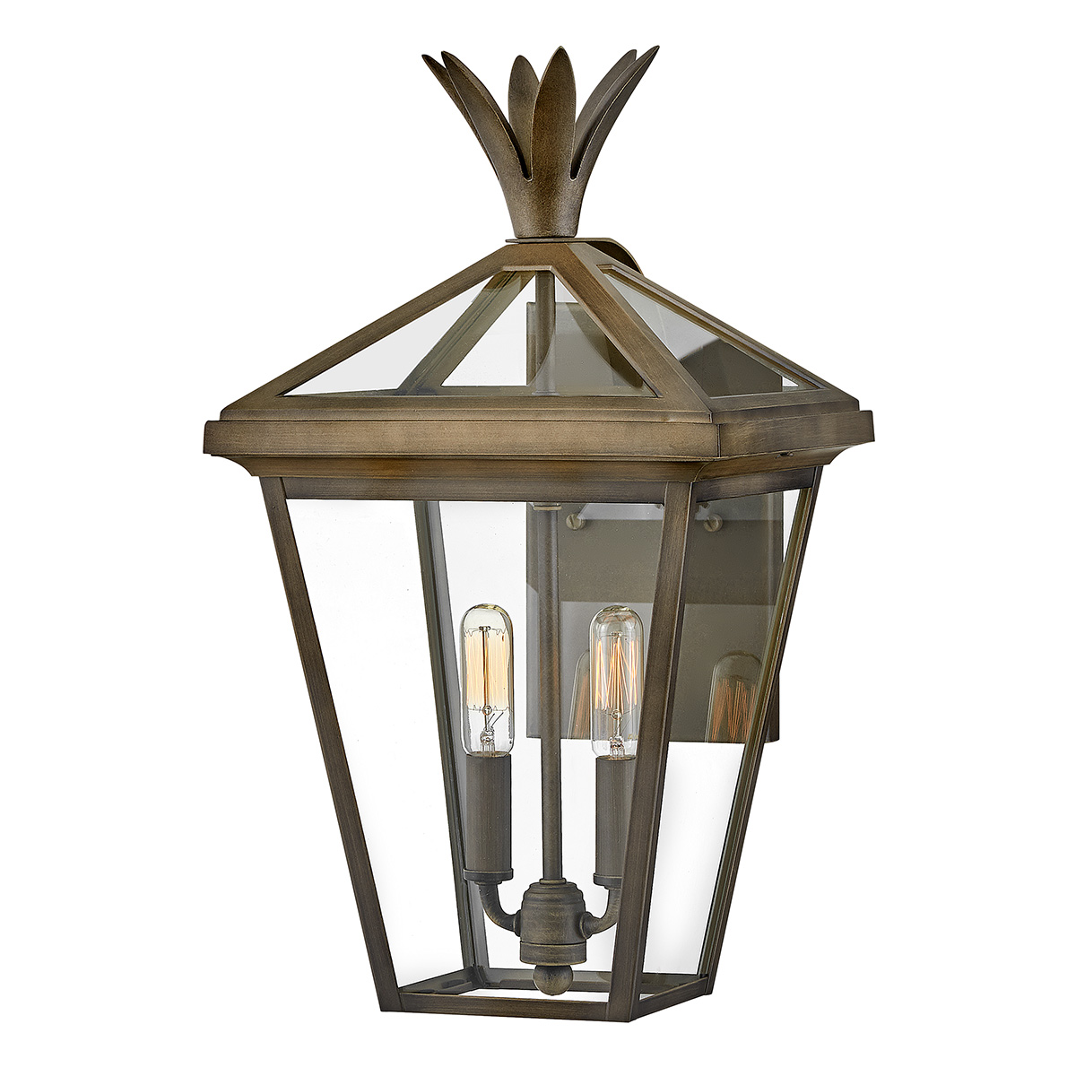Palma Bronze außenlampe Von Elstead Lighting - Palma besteht aus Aluminium mit klarem Glas und bietet sowohl Haltbarkeit als auch einen Hauch altmodischen Charme, perfekt für den Einsatz im Freien.
