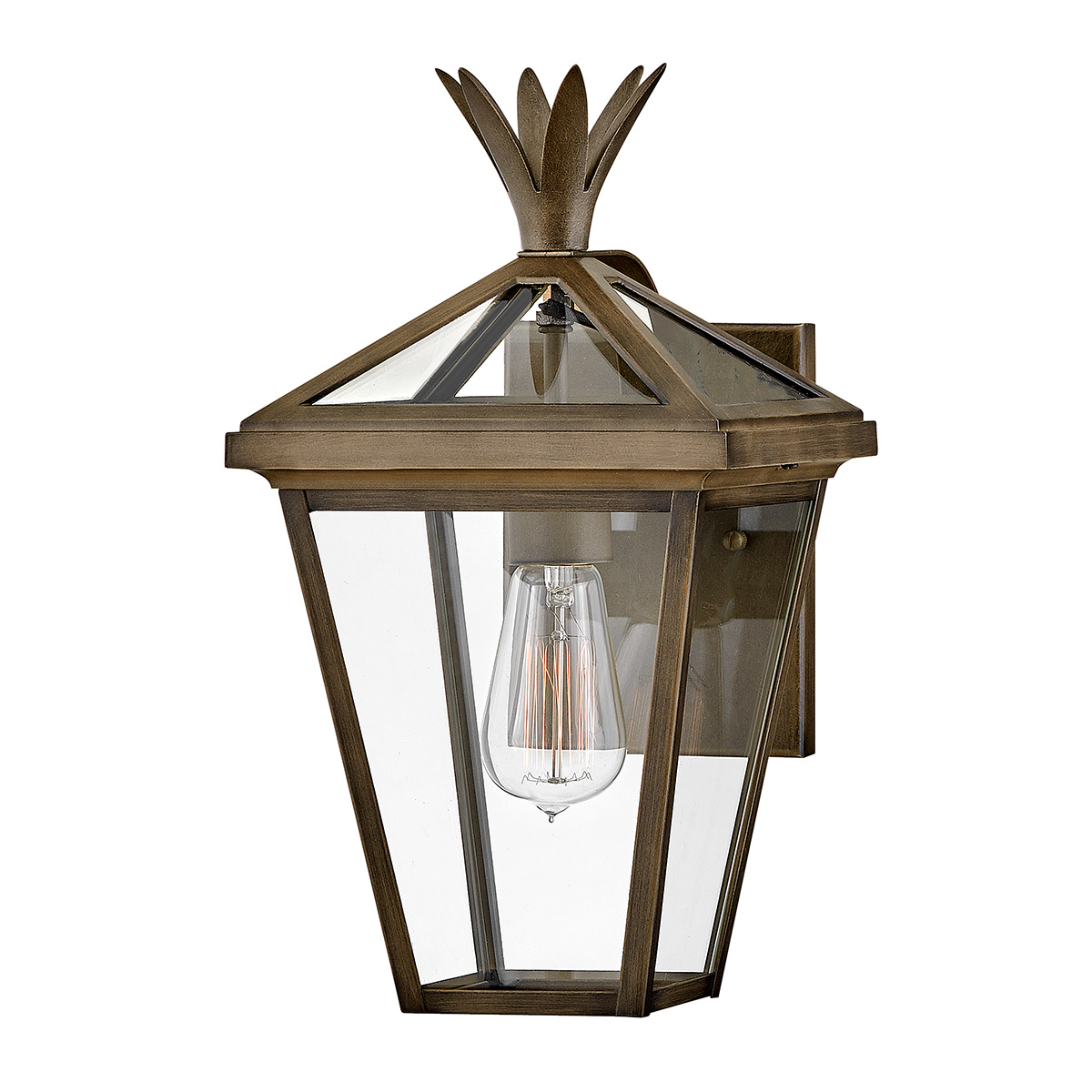 Palma Bronze außenlampe Von Elstead Lighting - Palma besteht aus Aluminium mit klarem Glas und bietet sowohl Haltbarkeit als auch einen Hauch altmodischen Charme, perfekt für den Einsatz im Freien.