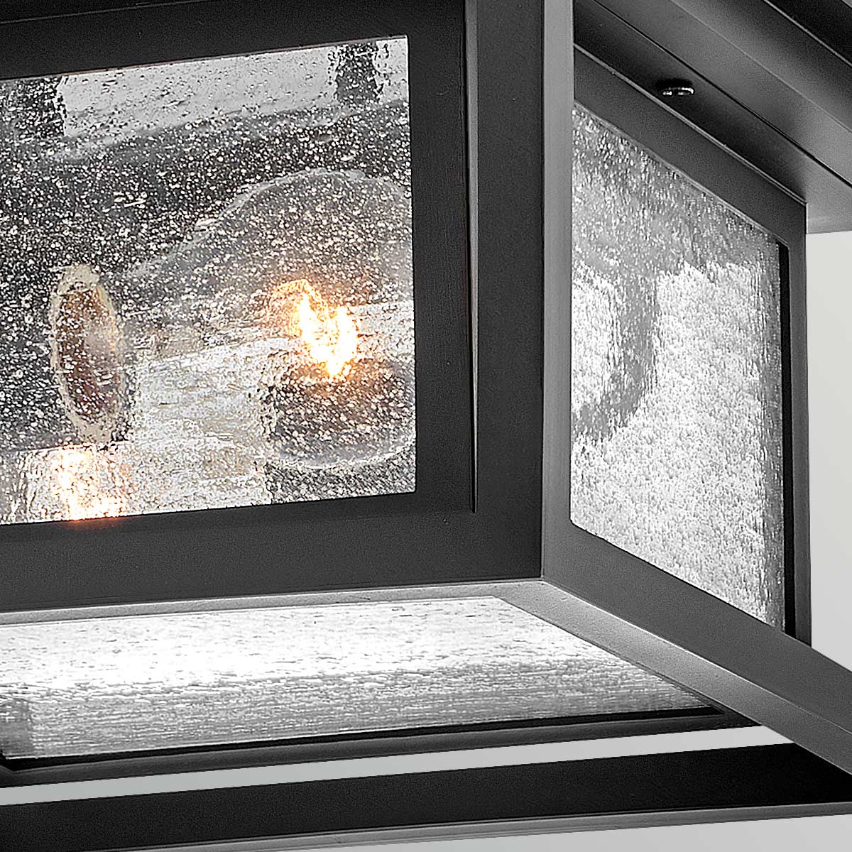 Republic 28cm Schwarz Von Elstead Lighting - Republic wird deckennah montiert und eignet sich beispielsweise f&uuml;r den Eingangsbereich oder die Veranda.