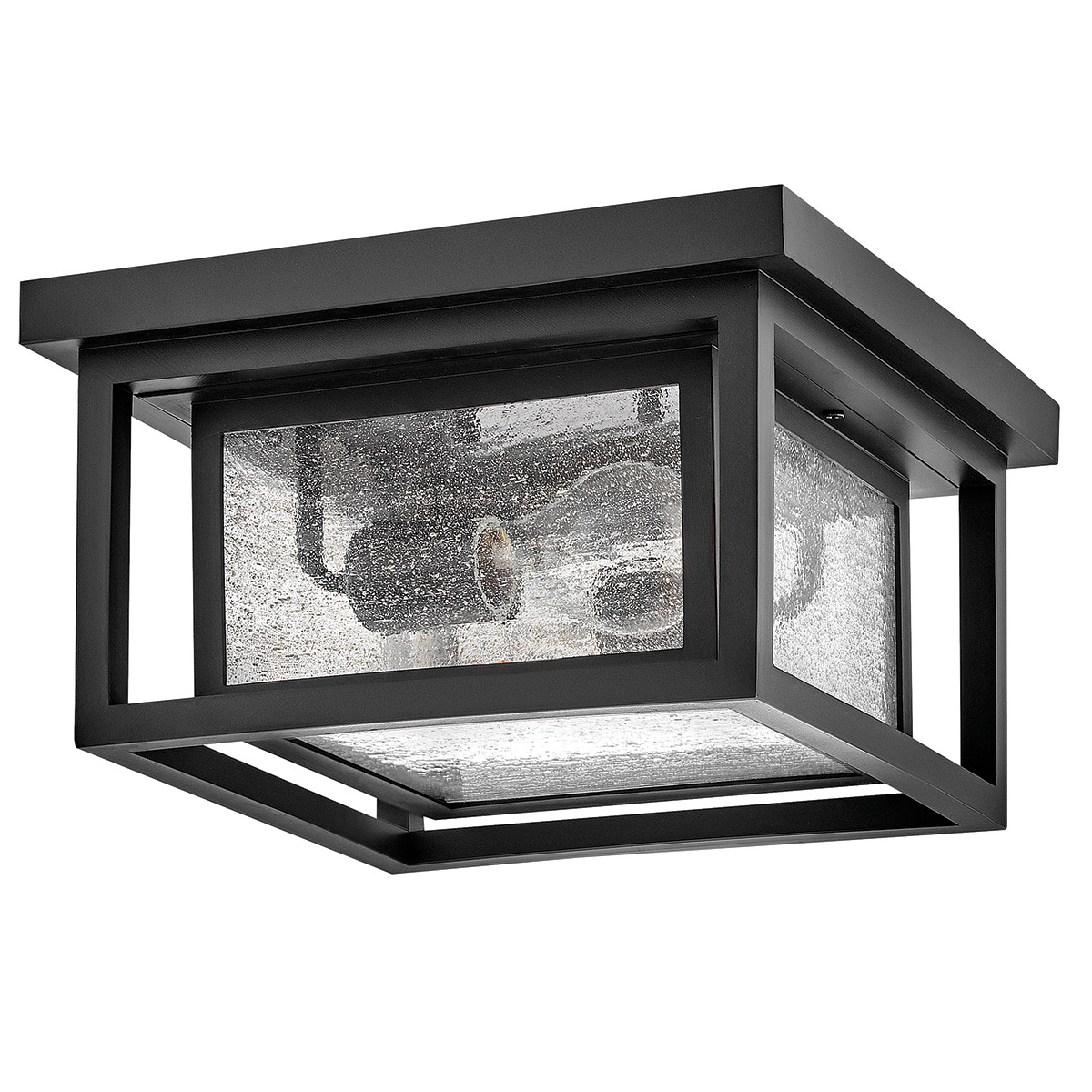 Republic 28cm Schwarz Von Elstead Lighting - Republic wird deckennah montiert und eignet sich beispielsweise f&uuml;r den Eingangsbereich oder die Veranda.