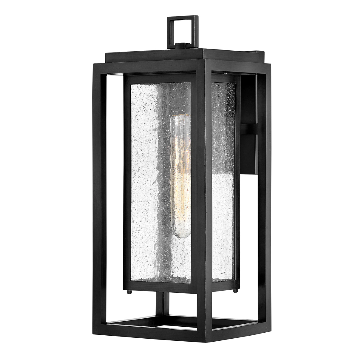 Republic 40cm Schwarz außenlampe Von Elstead Lighting - Die Leuchte besteht aus schwarzem, witterungsbest&auml;ndigem Verbundmaterial und ist gegen Ausbleichen, Rost und Korrosion gesch&uuml;tzt.