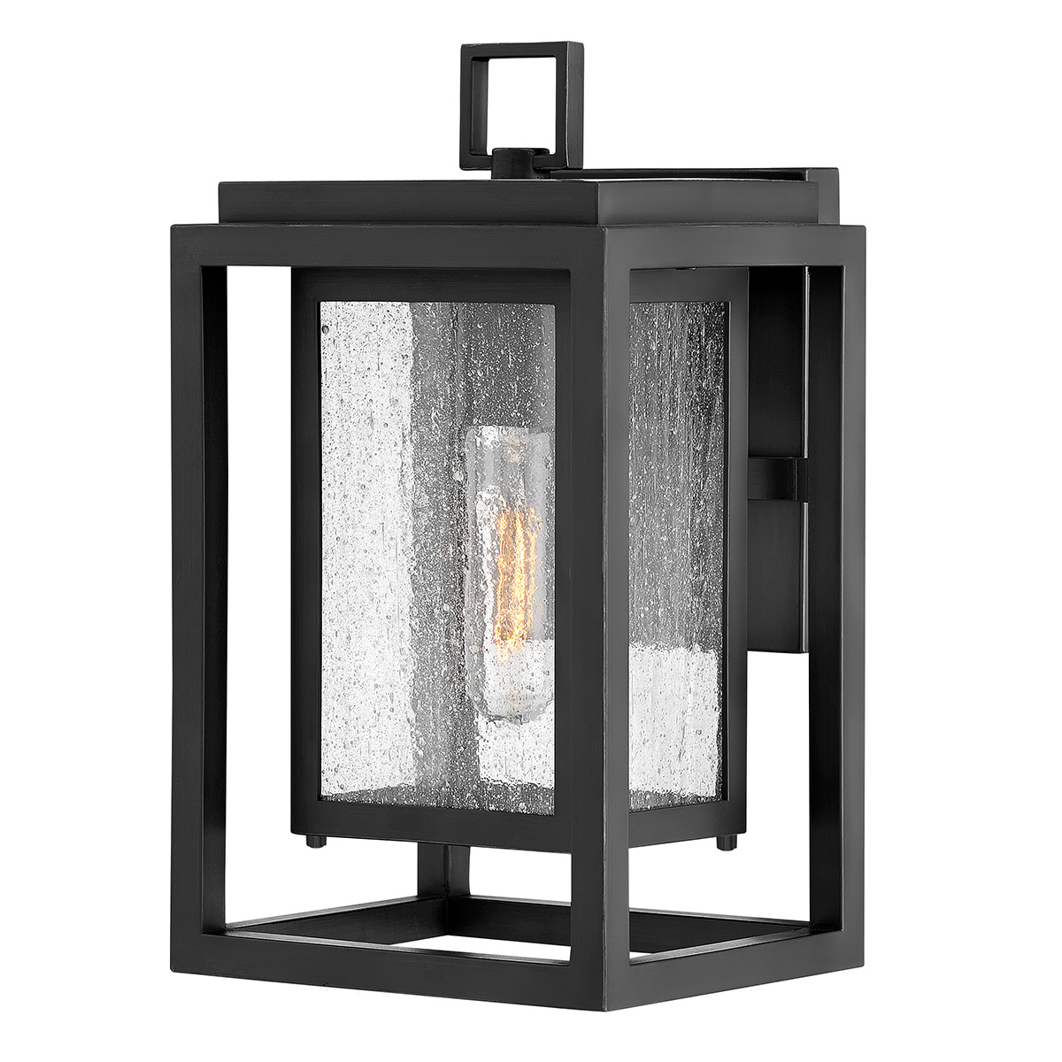 Republic 30cm Schwarz außenlampe Von Elstead Lighting - Die Leuchte besteht aus schwarzem, witterungsbest&auml;ndigem Verbundmaterial und ist gegen Ausbleichen, Rost und Korrosion gesch&uuml;tzt.