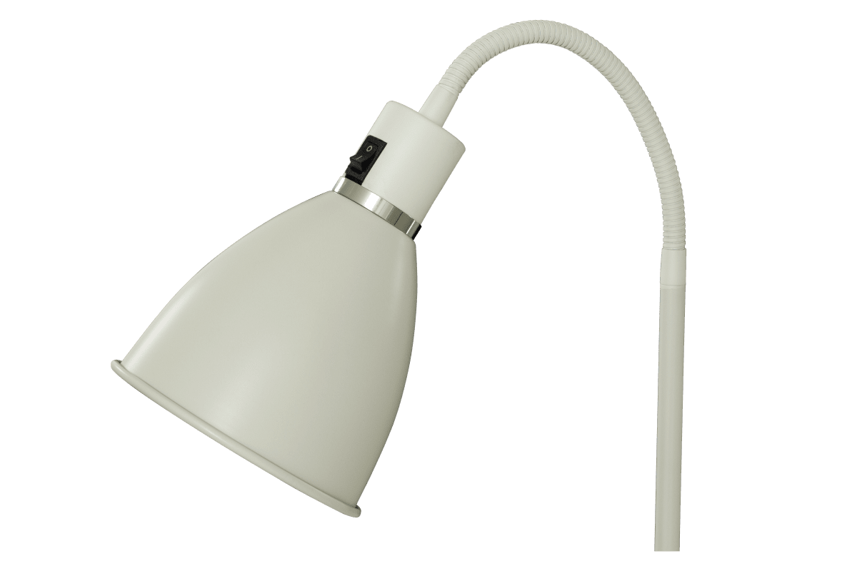 Idre 52cm Weiß schreibtischlampe Von Aneta Lighting - Die Tischleuchte Idre hat ein klassisches Design aus wei&szlig; lackiertem Metall mit einem chromfarbenen Dekoring.