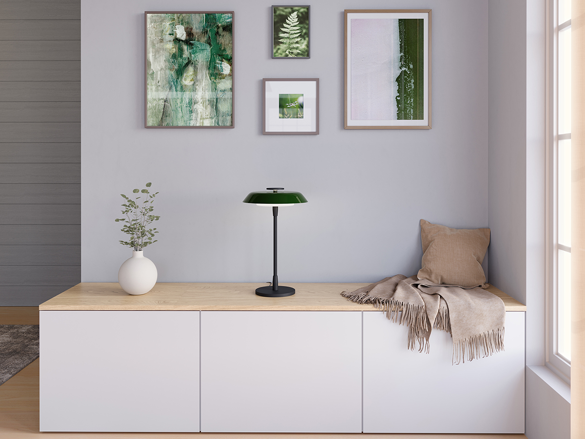 Horisont 47cm Waldgrün tischlampe Von Belid - 