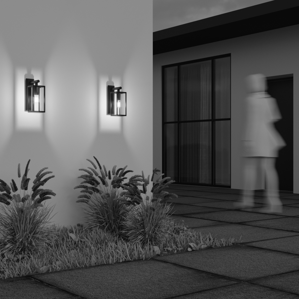 Cell Graphit außenlampe Von Maytoni - Mit seinem offenen Design und dem robusten Metallrahmen verbreitet es ein warmes und einladendes Licht, das sich perfekt für Innen- und Außenbereiche eignet.