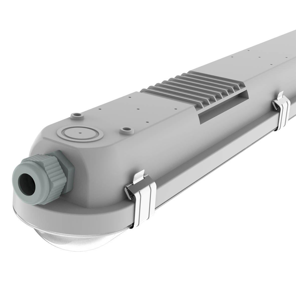 Sixtyfivey 4000K 120cm Grau Von Designlight - Die Leuchte bietet Flexibilit&auml;t und einfache Handhabung dank Funktionen wie:&nbsp;Einstellbare Leistung per DIP-Schalter zur bedarfsgerechten AnpassungDurchgangsanschluss f&uuml;r problemlose Kabeldurchf&uuml;hrungKabelhalterung im Lieferumfang enthaltenRobuste Konstruktion f&uuml;r DauerbetriebLichtstrom:23 W: 3224 lm29 W: 3950 lm34 W: 4726 lm40 W: 5800 lmIK08.