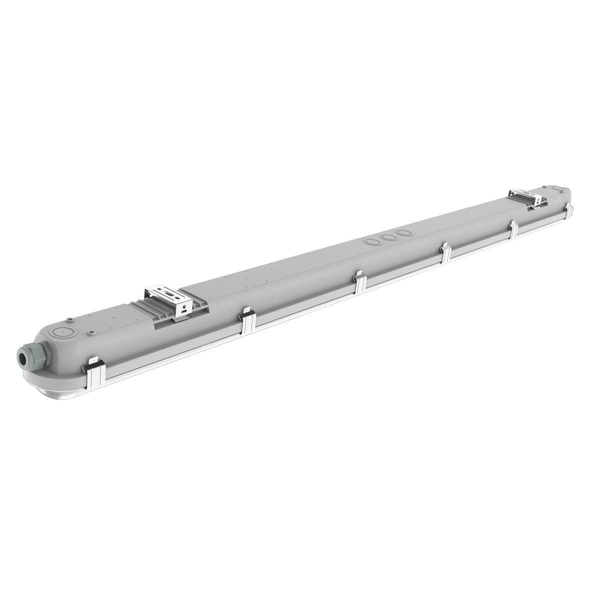 Sixtyfivey 4000K 120cm Grau Von Designlight - Die Leuchte bietet Flexibilit&auml;t und einfache Handhabung dank Funktionen wie:&nbsp;Einstellbare Leistung per DIP-Schalter zur bedarfsgerechten AnpassungDurchgangsanschluss f&uuml;r problemlose Kabeldurchf&uuml;hrungKabelhalterung im Lieferumfang enthaltenRobuste Konstruktion f&uuml;r DauerbetriebLichtstrom:23 W: 3224 lm29 W: 3950 lm34 W: 4726 lm40 W: 5800 lmIK08.