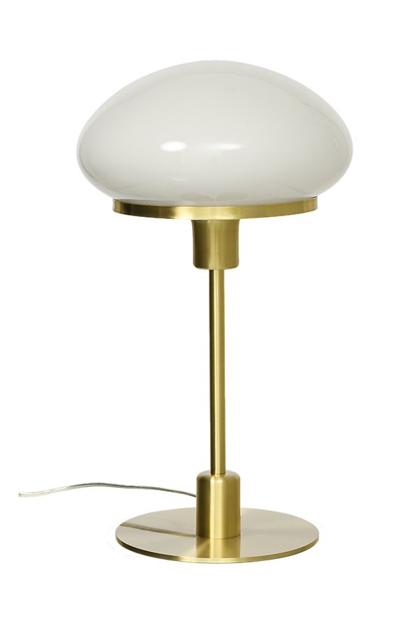 New August 48cm Mattes Messing tischlampe Von Aneta Lighting - Es funktioniert hervorragend auf; ein Sideboard oder ein Tisch ein Beistelltisch.