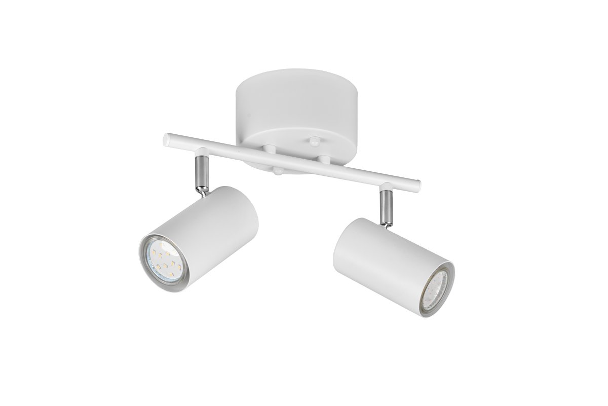 Marlina 2 Weiß spotlight Von Trio Lighting - Die moderne 2-flammige Deckenleuchte MARLEY sorgt mit ihrem stilvollen Design für eine individuelle Beleuchtung im Wohnzimmer oder Flur.