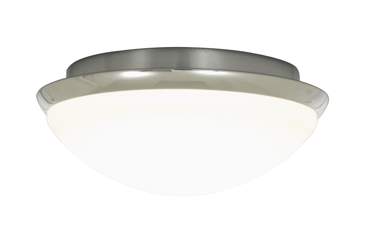 Siracusa Ø25 Weiß badezimmerlampe Von Aneta Lighting - Die Leuchte wird mit Schrauben an der Decke befestigt und der Stromanschluss ist fixiert.