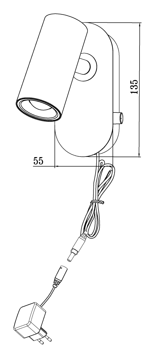 Gusto Schwarz leselampe Von Aneta Lighting - Gusto verfügt über eine warmweiße 5W-LED-Lichtquelle und bietet satte 400 Lumen.