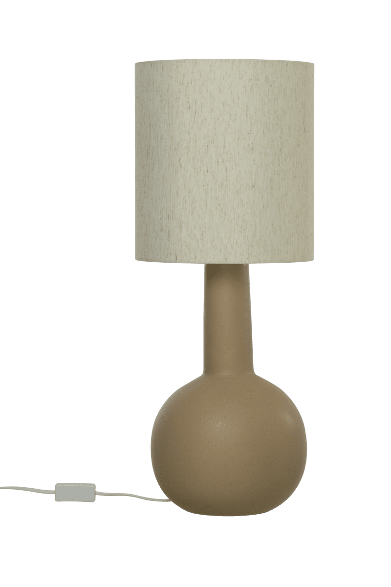 Eleana 74cm Braun tischlampe Von Aneta Lighting - Die Tischlampe Eleana ist eine elegante und zeitlose Lampe, die perfekt in Ihr Zuhause passt.