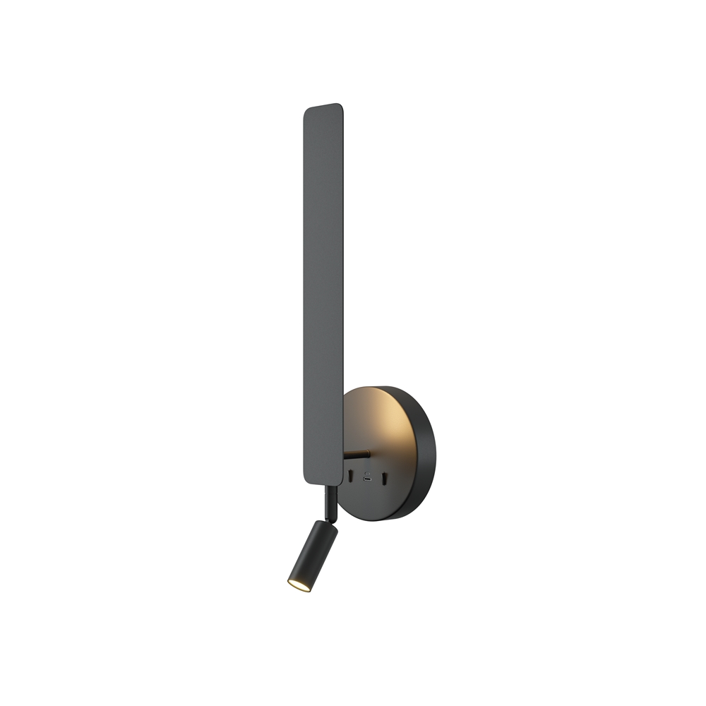 Combo 52cm Schwarz leselampe Von Maytoni - &Uuml;ber zwei separate Schalter k&ouml;nnen Sie die Lichter einzeln steuern und die Farbtemperatur von warmem bis kaltem Wei&szlig; einstellen.
