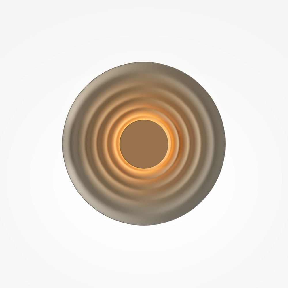 Nami Ø40 Braun wandlampe Von Maytoni - Die Wandleuchte Nami vereint modernes Design mit sanfter Beleuchtung und ist ein funktionales und zugleich dekoratives Detail in Ihrem Zuhause.