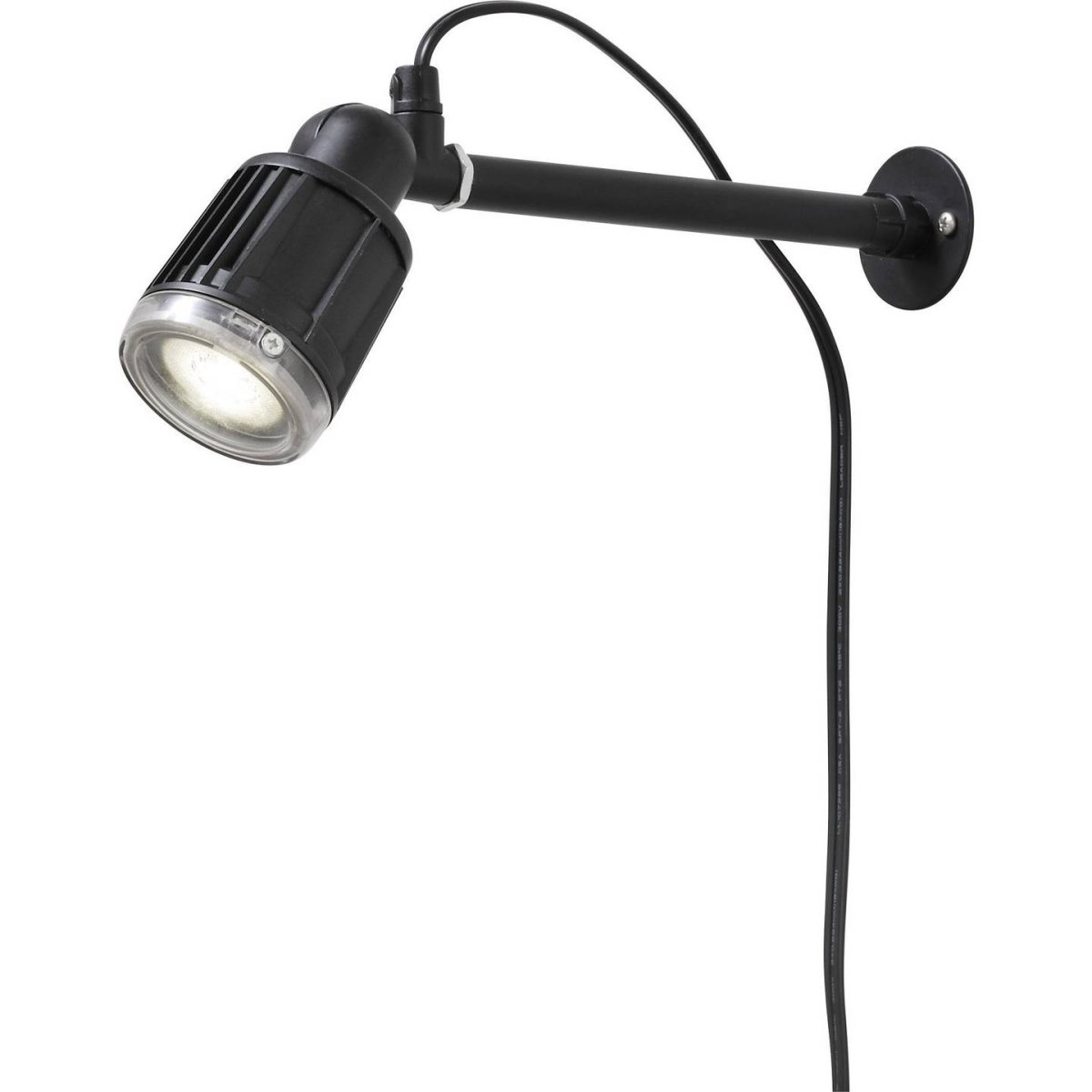Amalfi Spotlight Schwarz Von Konstsmide - Schaffen Sie mit diesem eleganten Strahler aus schwarzem Aluminium eine harmonische und ordentliche Atmosph&auml;re in Ihrem Garten.