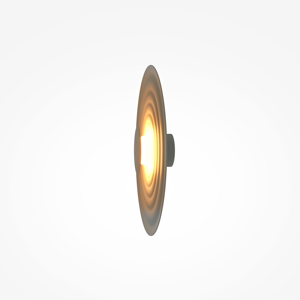 Nami Ø40 Braun wandlampe Von Maytoni - Die Wandleuchte Nami vereint modernes Design mit sanfter Beleuchtung und ist ein funktionales und zugleich dekoratives Detail in Ihrem Zuhause.