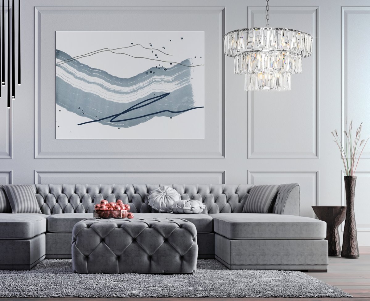 Puntes Ø77 Chrom kristall Von Maytoni - Puntes ist ein eleganter Deckenleuchter aus verchromtem Metall mit funkelnden Prismen, die die Lichtquellen umgeben und bei eingeschalteter Lampe ein zauberhaftes Lichtspiel erzeugen.