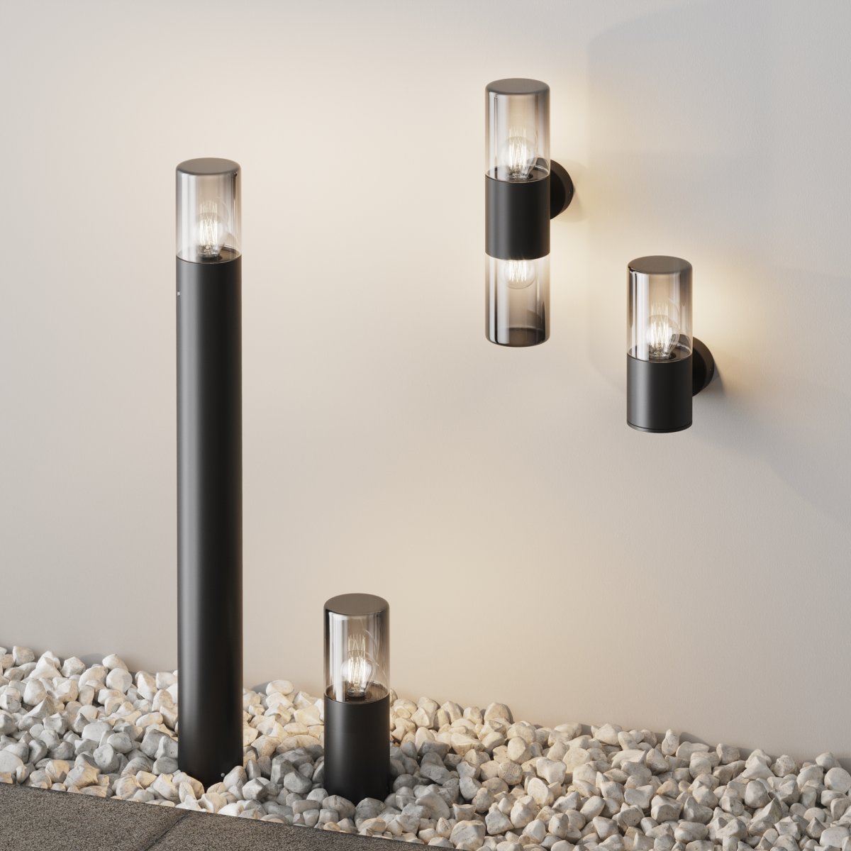 Amas 25cm Graphit pollarleuchten Von Maytoni - Der get&ouml;nte Schirm sorgt f&uuml;r ein anspruchsvolles Design und verbreitet ein ged&auml;mpftes, geheimnisvolles Licht, das die Atmosph&auml;re in jedem beleuchteten Bereich verbessert.