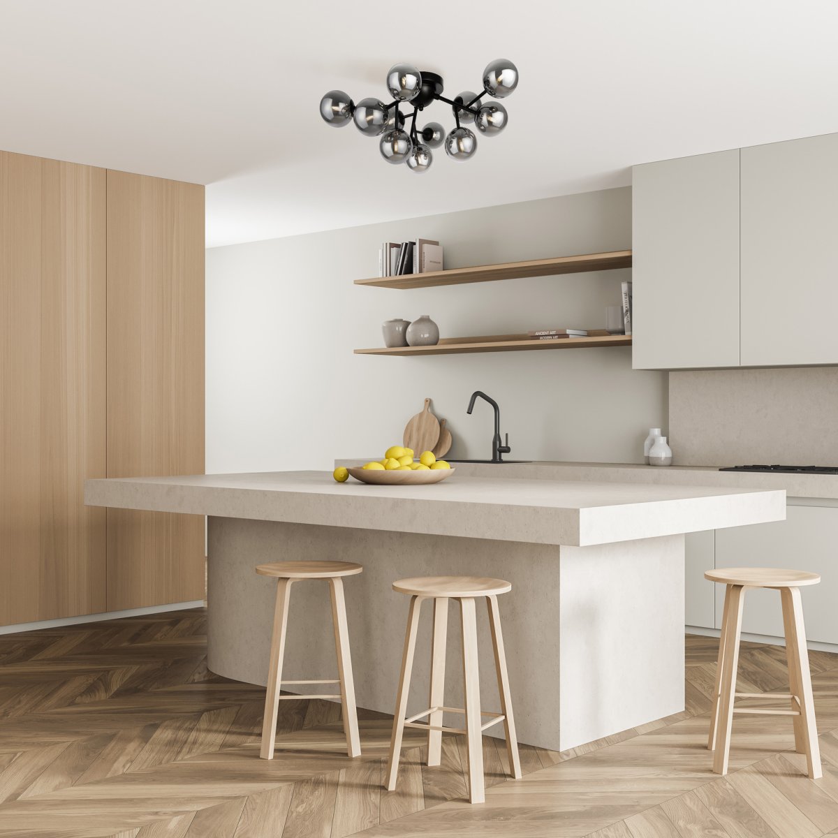 Dallas Ø60 Schwarz deckenleuchte Von Maytoni - 