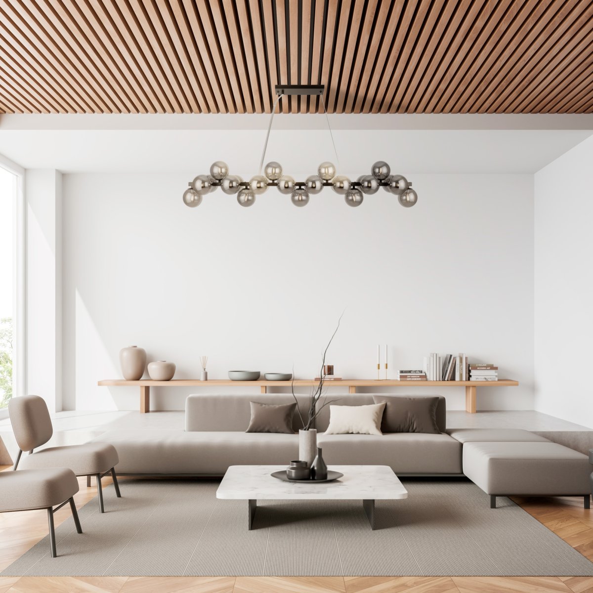 Dallas 123cm Schwarz hängelampe Von Maytoni - 