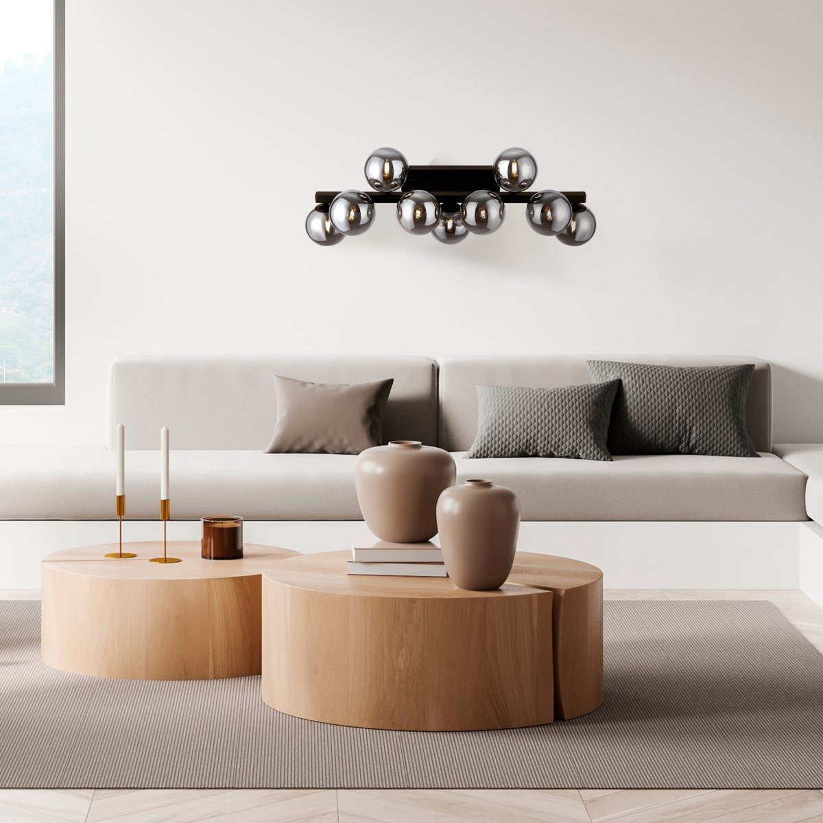 Dallas 65cm Schwarz wandlampe Von Maytoni - Schaffen Sie eine elegante und einladende Atmosphäre mit Dallas, einer Leuchte, die Ihr Zuhause mit Klasse und Finesse erhellt.