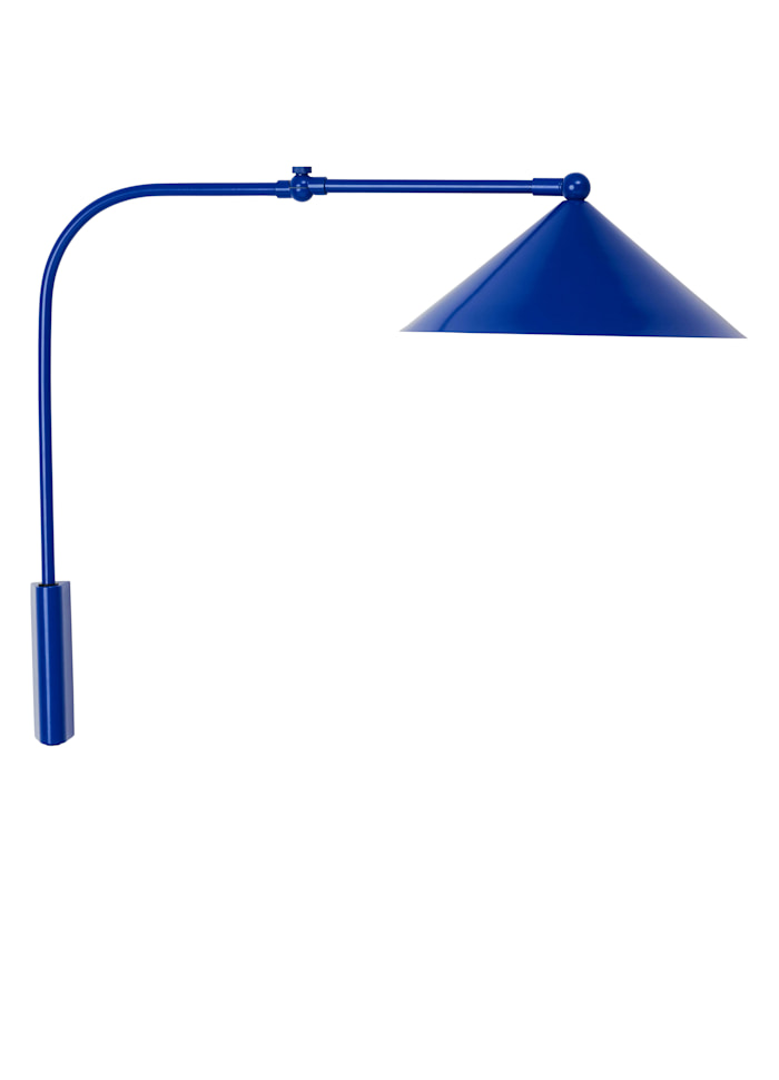 Kasa 60cm Blau wandlampe Von OYOY - Dank ihrer eleganten Form passt die Leuchte in jedes Interieur und verleiht dem Raum Charakter und Stil.