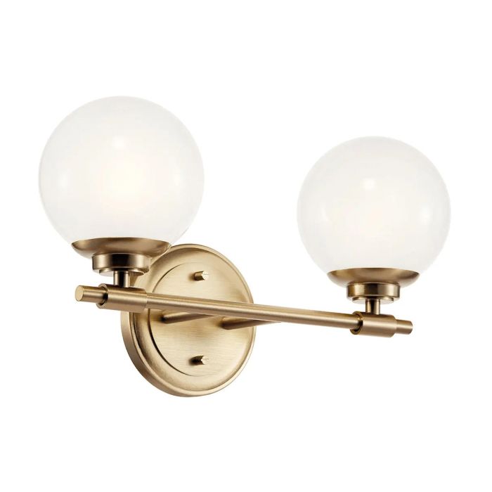 Benno 37cm Messing badezimmerlampe Von Elstead Lighting - Die Wandleuchte Benno verleiht jedem Raum ein modernes und elegantes Ambiente.