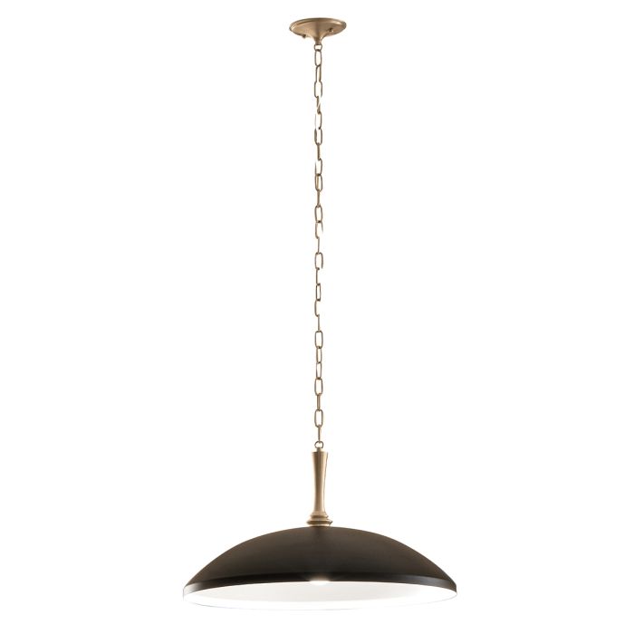 Delarosa Ø50 Schwarz/Bronze hängelampe Von Elstead Lighting - Die Pendelleuchte Delarosa ist eine stilvolle und gro&szlig;z&uuml;gige Leuchte, die dem Raum eine ganz besondere Note verleiht.