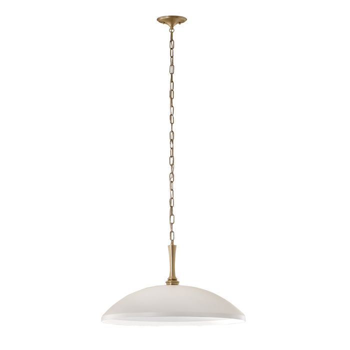 Delarosa Ø50 Weiß/Bronze hängelampe Von Elstead Lighting - Die Pendelleuchte Delarosa ist eine stilvolle und gro&szlig;z&uuml;gige Leuchte, die dem Raum eine ganz besondere Atmosph&auml;re verleiht.