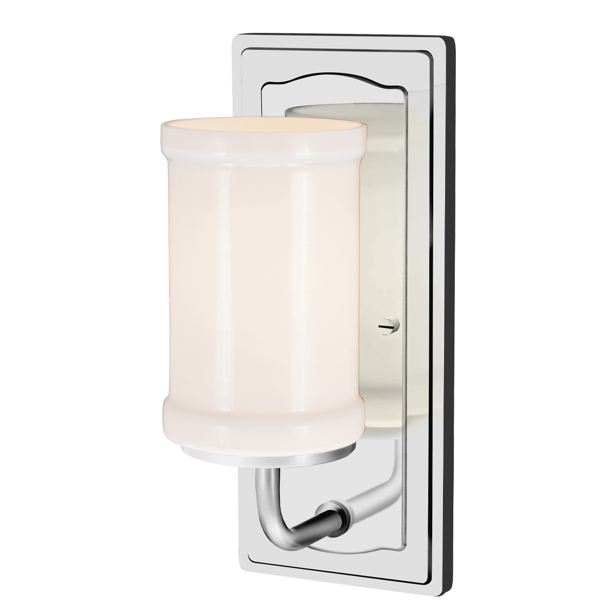 Vetivene 30cm Chrom badezimmerlampe Von Elstead Lighting - Vetivene kann mit dem Glas nach oben oder unten montiert werden, was Flexibilit&auml;t bietet und sie beispielsweise perfekt f&uuml;r den Badezimmerspiegel macht.