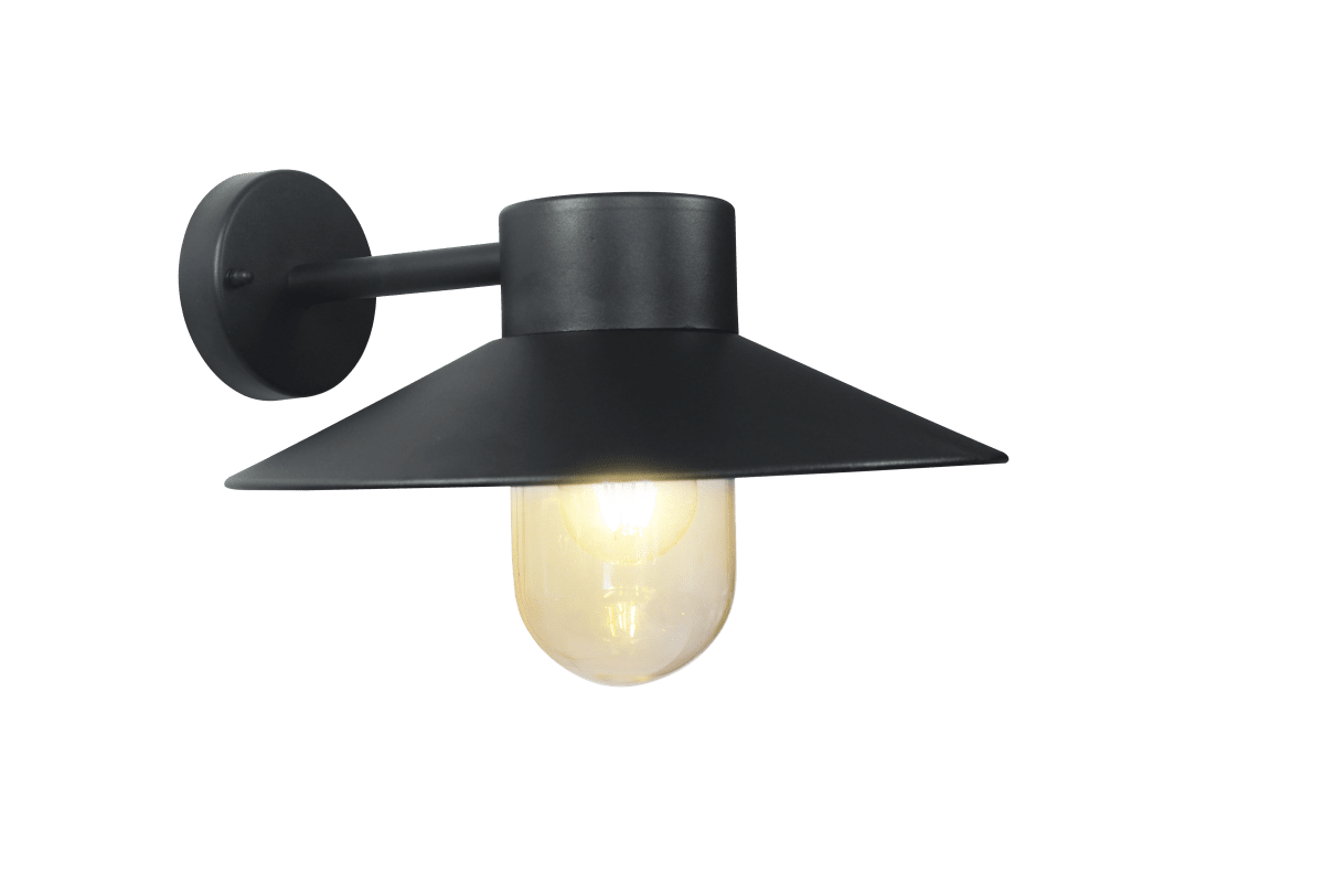 Onsala Schwarz außenlampe Von Nordic Lighting - Sie eignet sich besonders f&uuml;r den Einsatz im Eingangsbereich, auf der Terrasse oder in der Garage.