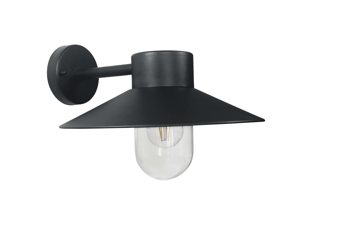 Onsala Schwarz außenlampe Von Nordic Lighting - Sie eignet sich besonders f&uuml;r den Einsatz im Eingangsbereich, auf der Terrasse oder in der Garage.