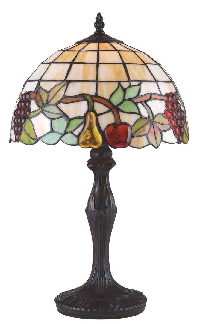 Frukter 46cm Mehrfarbig Von Norrsken Design - Fruits ist eine klassische Tiffany-Lampe mit einem wunderschönen Design mit Früchten in verschiedenen Farben.